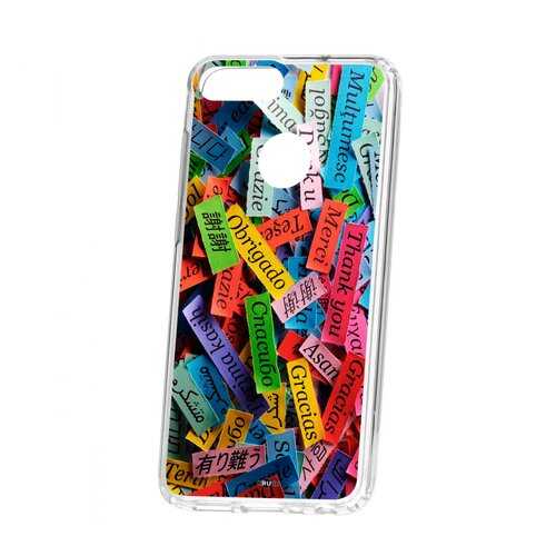 Чехол Kruche Huawei Honor 9 Lite Print Thank you в Фианит-Ломбард
