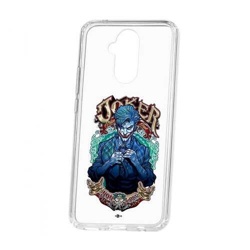 Чехол Kruche Huawei Mate 20 Lite Print Джокер в Фианит-Ломбард