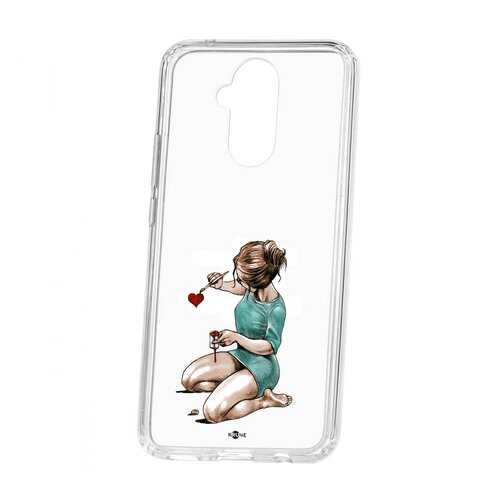 Чехол Kruche Huawei Mate 20 Lite Print Рисуя любовь в Фианит-Ломбард