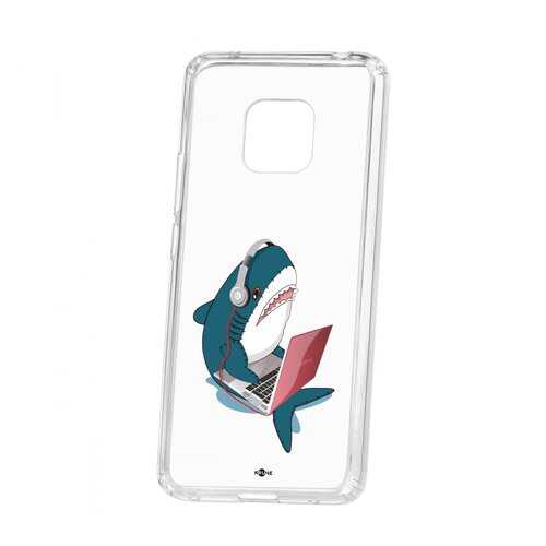 Чехол Kruche Huawei Mate 20 Pro Print Акула в Фианит-Ломбард