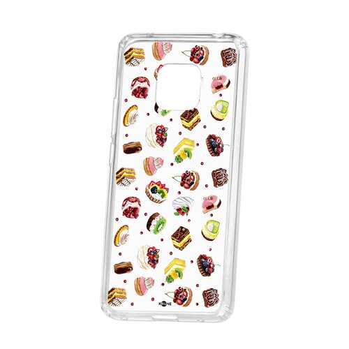 Чехол Kruche Huawei Mate 20 Pro Print Cake в Фианит-Ломбард