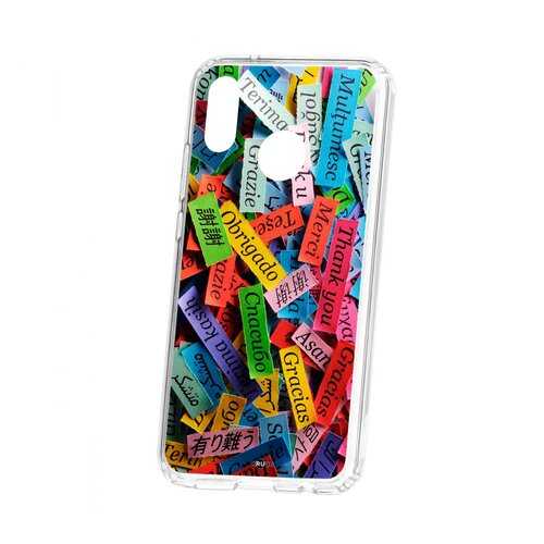 Чехол Kruche Huawei P20 Lite Print Thank you в Фианит-Ломбард