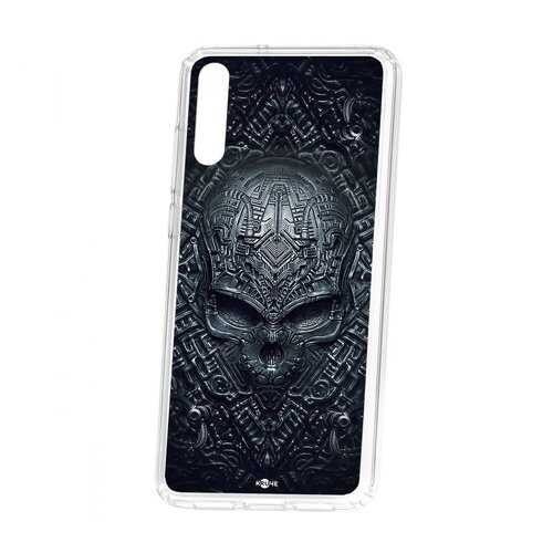 Чехол Kruche Huawei P20 Print Череп техно в Фианит-Ломбард
