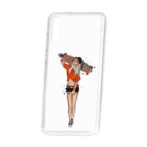 Чехол Kruche Huawei P20 Print Лонгборд в Фианит-Ломбард