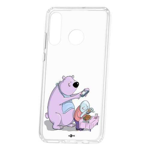 Чехол Kruche Huawei P30 Lite Print Foodstagramm в Фианит-Ломбард