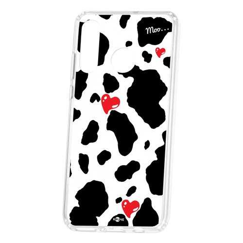 Чехол Kruche Huawei P30 Lite Print Корова в Фианит-Ломбард