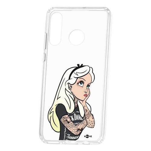 Чехол Kruche Huawei P30 Lite Print Tattoo Girl в Фианит-Ломбард