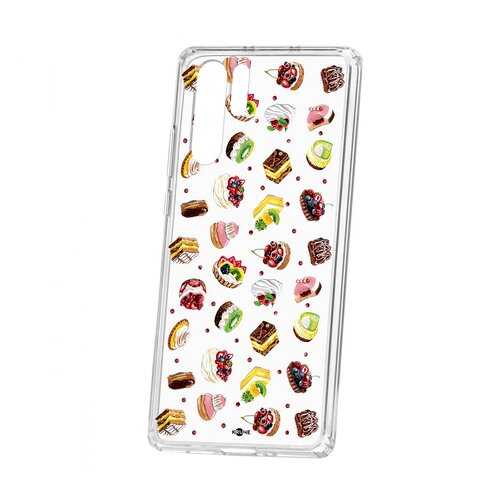 Чехол Kruche Huawei P30 Pro Print Cake в Фианит-Ломбард