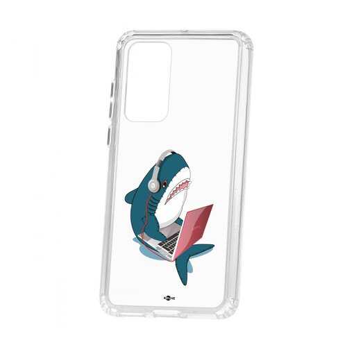 Чехол Kruche Huawei P40 Print Акула в Фианит-Ломбард