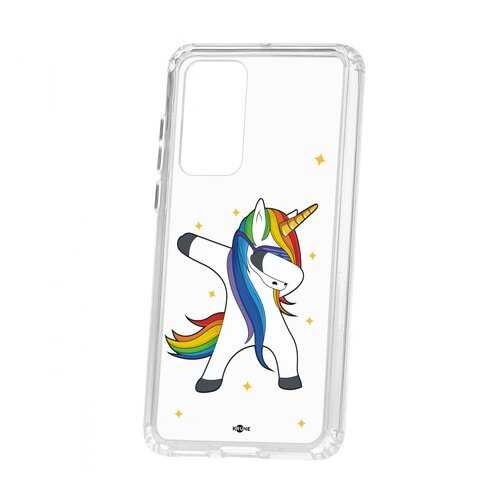 Чехол Kruche Huawei P40 Print Единорожка в Фианит-Ломбард
