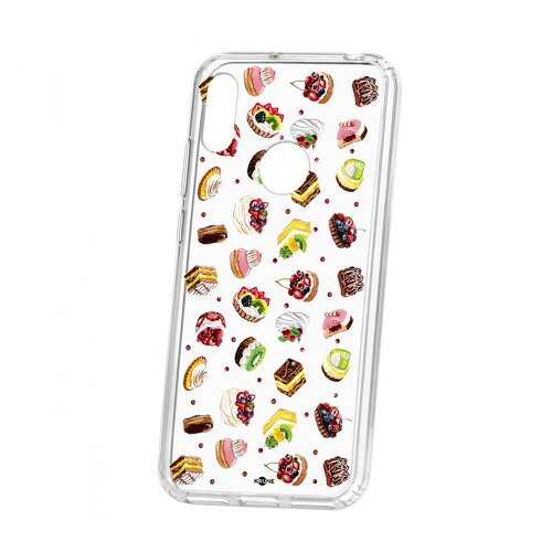 Чехол Kruche Huawei Y6 2019 Print Cake в Фианит-Ломбард