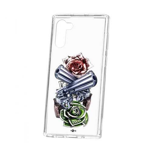 Чехол Kruche Print для Samsung Galaxy Note 10 Карты деньги 2 ствола в Фианит-Ломбард