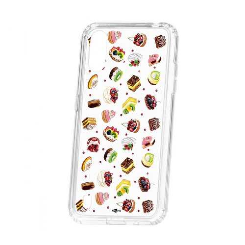 Чехол Kruche Samsung Galaxy A01/A015 Print Cake в Фианит-Ломбард
