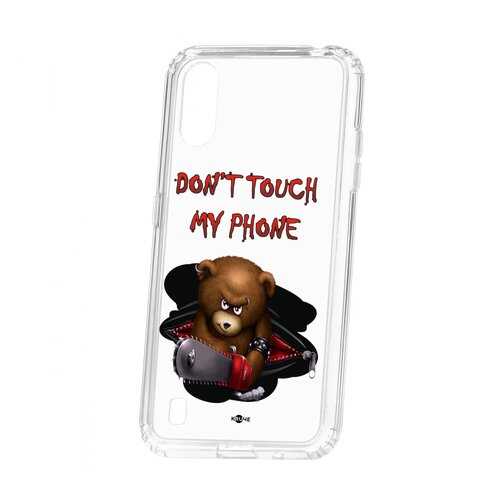Чехол Kruche Samsung Galaxy A01/A015 Print Не бери мой телефон в Фианит-Ломбард