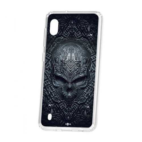 Чехол Kruche Samsung Galaxy A10 2019 Print Череп техно в Фианит-Ломбард