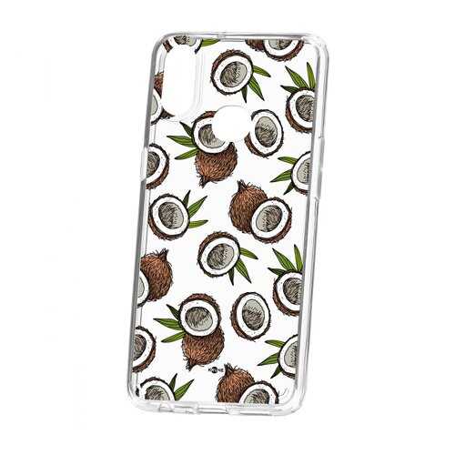 Чехол Kruche Samsung Galaxy A10S Print Кокосы в Фианит-Ломбард