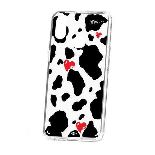 Чехол Kruche Samsung Galaxy A10S Print Корова в Фианит-Ломбард
