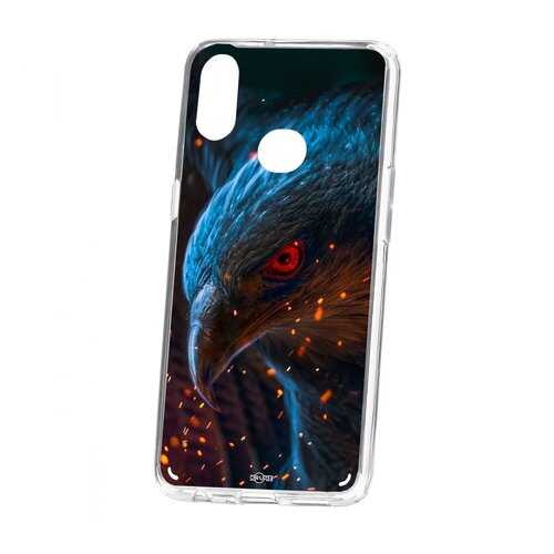 Чехол Kruche Samsung Galaxy A10S Print Орел в Фианит-Ломбард