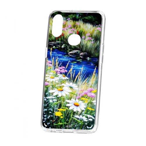 Чехол Kruche Samsung Galaxy A10S Print Ромашки у ручья в Фианит-Ломбард