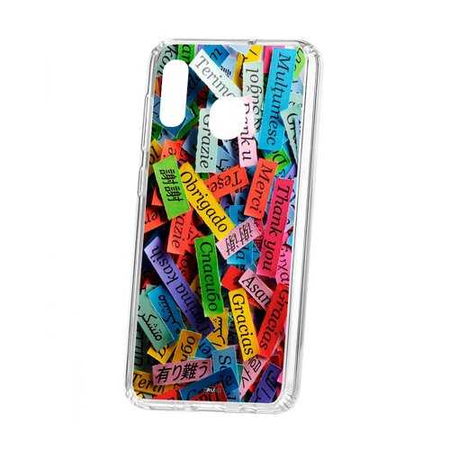 Чехол Kruche Samsung Galaxy A20 2019 Print Thank you в Фианит-Ломбард