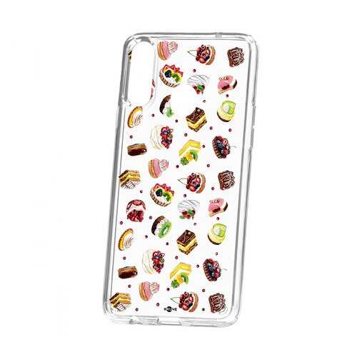 Чехол Kruche Samsung Galaxy A20S Print Cake в Фианит-Ломбард