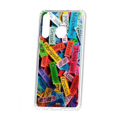 Чехол Kruche Samsung Galaxy A21 Print Thank you в Фианит-Ломбард
