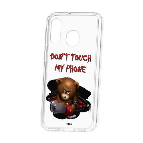 Чехол Kruche Samsung Galaxy A40 2019 Print Не бери мой телефон в Фианит-Ломбард