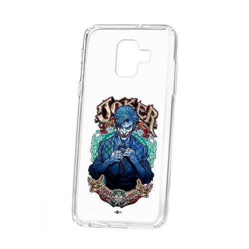 Чехол Kruche Samsung Galaxy A6 (2018) A600f Print Джокер в Фианит-Ломбард