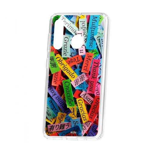 Чехол Kruche Samsung Galaxy A60 2019 Print Thank you в Фианит-Ломбард