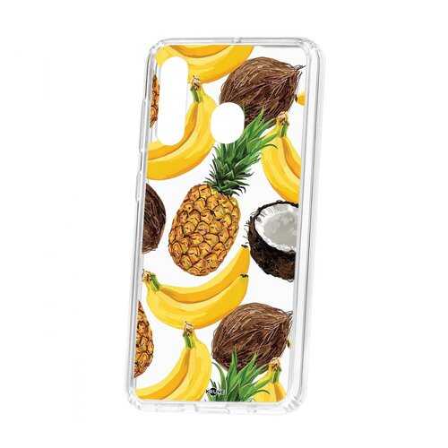 Чехол Kruche Samsung Galaxy A60 2019 Print Тропический микс в Фианит-Ломбард