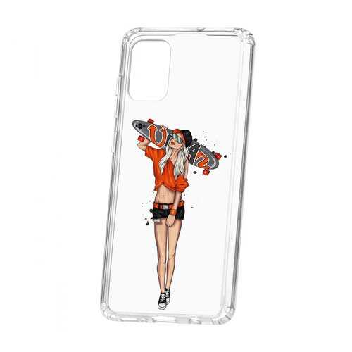 Чехол Kruche Samsung Galaxy A71 Print Лонгборд в Фианит-Ломбард