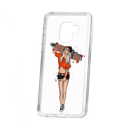 Чехол Kruche Samsung Galaxy A8 2018 (A530) Print Лонгборд в Фианит-Ломбард