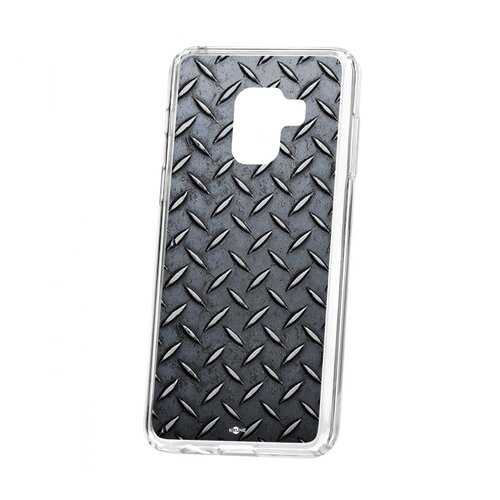 Чехол Kruche Samsung Galaxy A8 2018 (A530) Print Сталь в Фианит-Ломбард