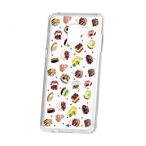 Чехол Kruche Samsung Galaxy A8+ 2018 (A730) Print Cake в Фианит-Ломбард
