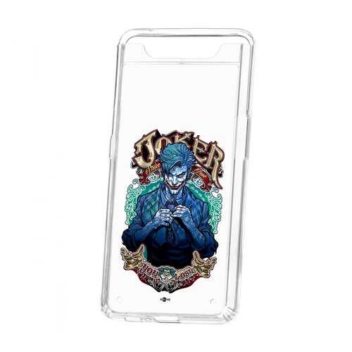 Чехол Kruche Samsung Galaxy A80 Print Джокер в Фианит-Ломбард