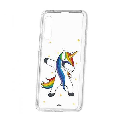 Чехол Kruche Samsung Galaxy A90 5G Print Единорожка в Фианит-Ломбард