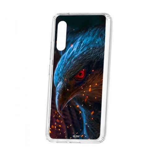 Чехол Kruche Samsung Galaxy A90 5G Print Орел в Фианит-Ломбард