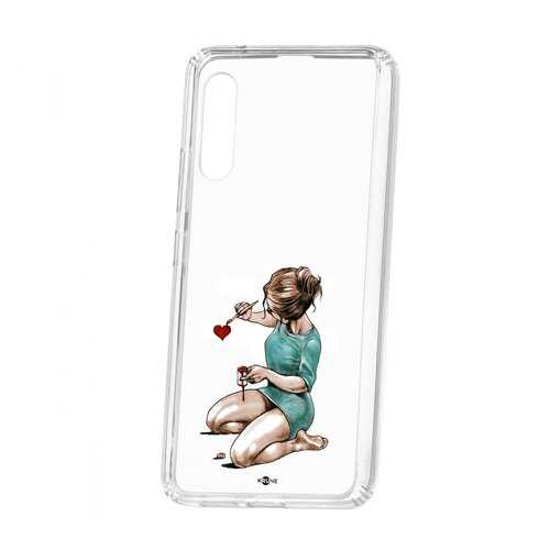 Чехол Kruche Samsung Galaxy A90 5G Print Рисуя любовь в Фианит-Ломбард
