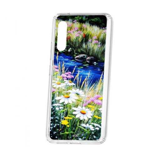 Чехол Kruche Samsung Galaxy A90 5G Print Ромашки у ручья в Фианит-Ломбард