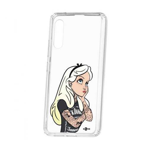 Чехол Kruche Samsung Galaxy A90 5G Print Tattoo Girl в Фианит-Ломбард