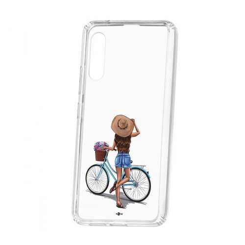 Чехол Kruche Samsung Galaxy A90 5G Print Велосипедная прогулка в Фианит-Ломбард