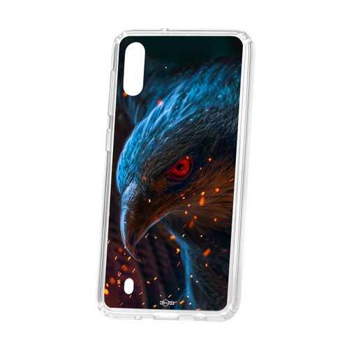 Чехол Kruche Samsung Galaxy M10 Print Орел в Фианит-Ломбард