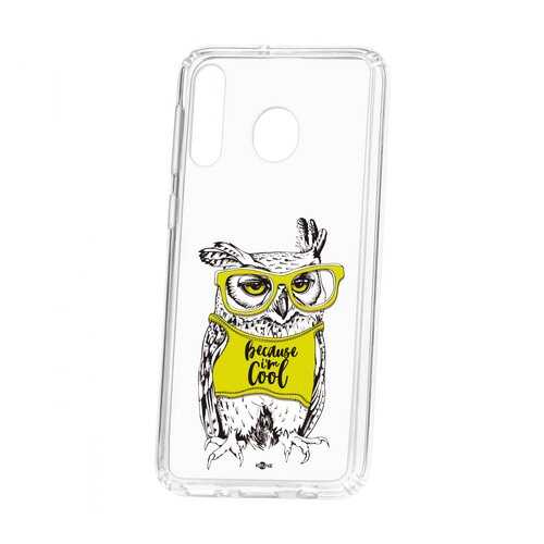 Чехол Kruche Samsung Galaxy M30 Print Сова в очках в Фианит-Ломбард
