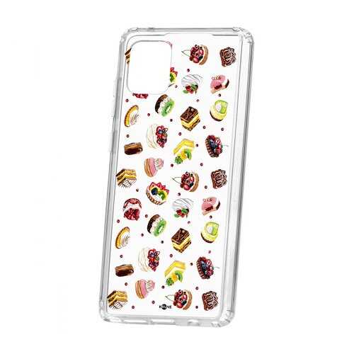 Чехол Kruche Samsung Galaxy Note 10 Lite Print Cake в Фианит-Ломбард