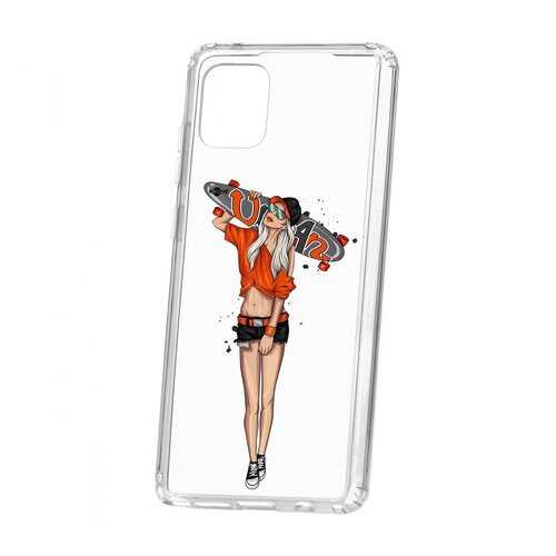Чехол Kruche Samsung Galaxy Note 10 Lite Print Лонгборд в Фианит-Ломбард