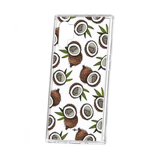 Чехол Kruche Samsung Galaxy Note 10+ Print Кокосы в Фианит-Ломбард
