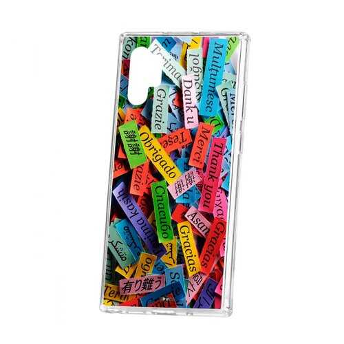 Чехол Kruche Samsung Galaxy Note 10+ Print Thank you в Фианит-Ломбард