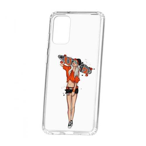 Чехол Kruche Samsung Galaxy S20 Plus Print Лонгборд в Фианит-Ломбард