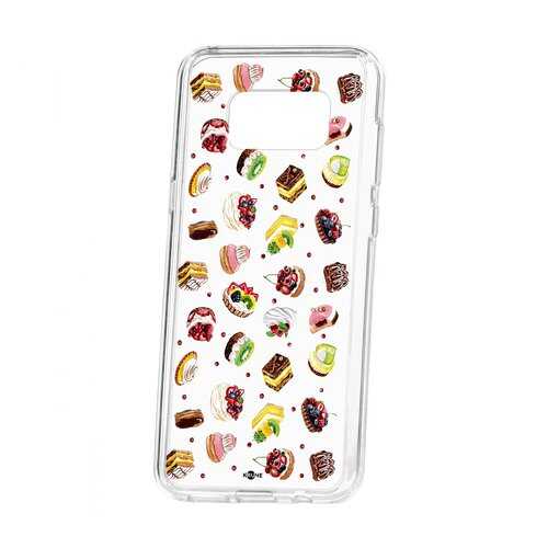 Чехол Kruche Samsung Galaxy S8 Plus Print Cake в Фианит-Ломбард