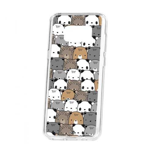Чехол Kruche Samsung Galaxy S8 Plus Print Медвежата в Фианит-Ломбард